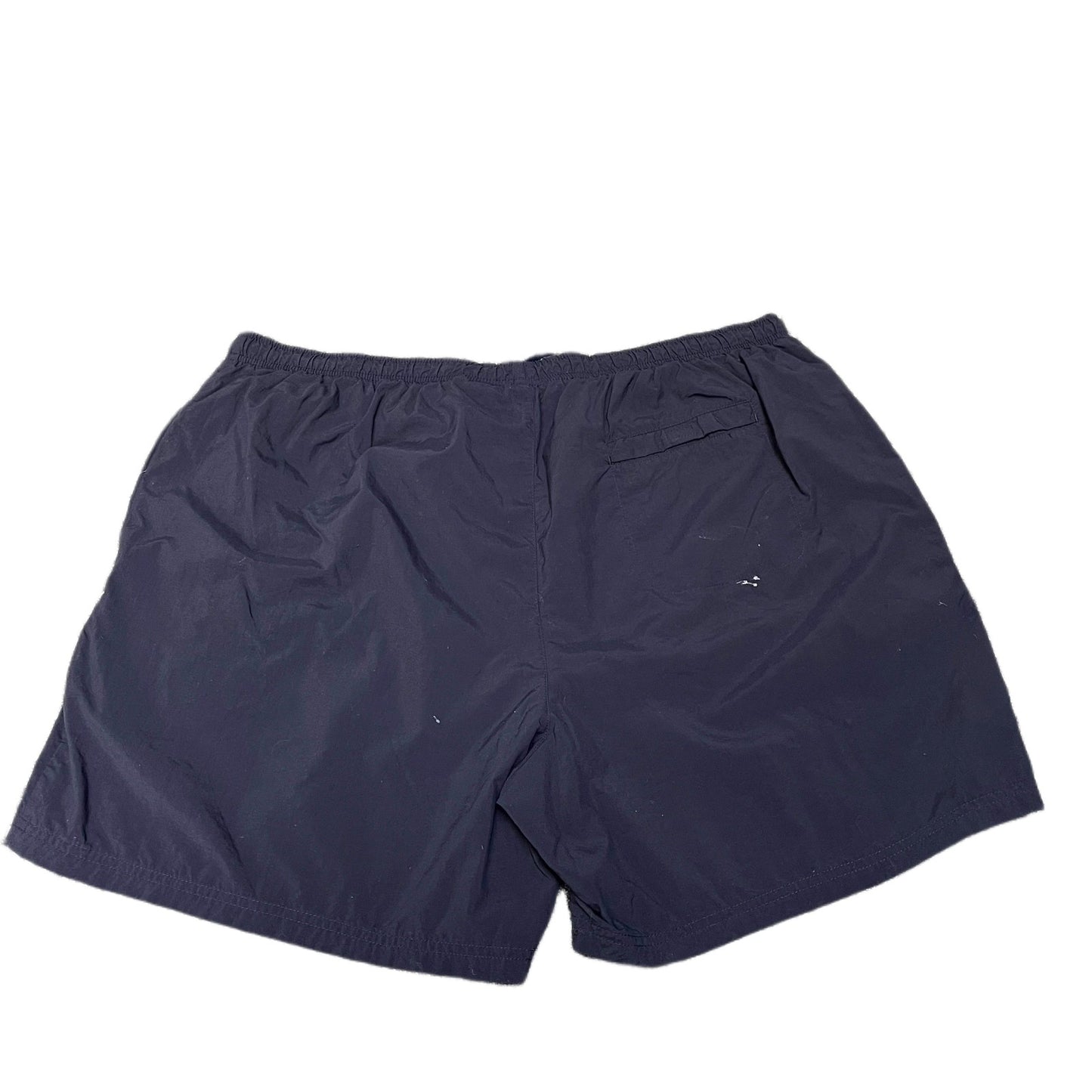 Vtg Nike Swim Trunk Board Shorts Mens XL 39" Waist Navy Mesh Lined Drawstring