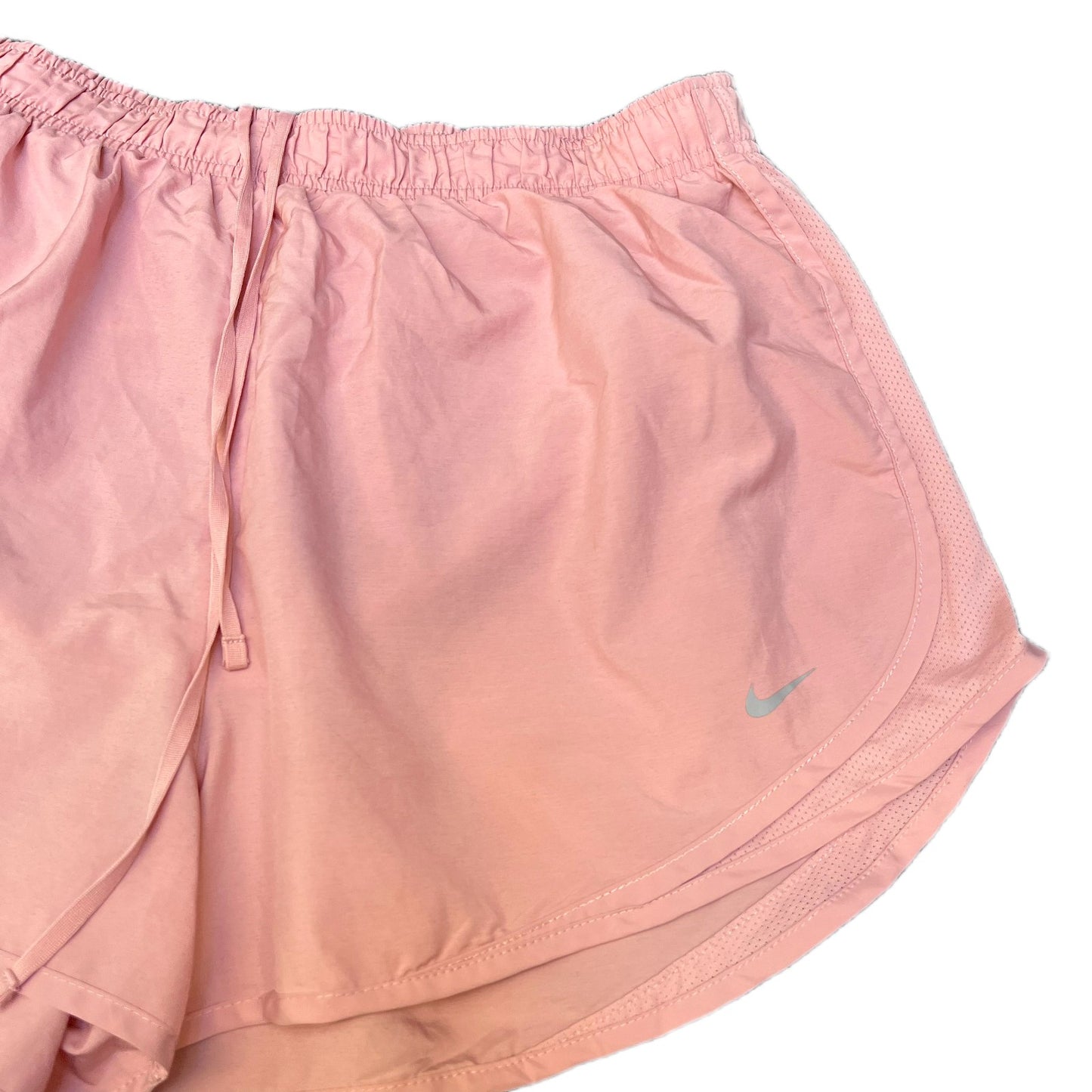 Nike Running Sprinter Shorts Fits as Women XL 33" Waist Pink Workout Dolphin Hem